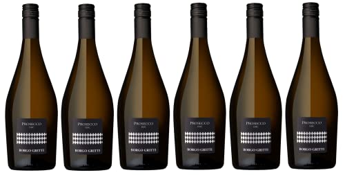 6x 0,75l - Borgo Gritti - Prosecco Frizzante - Prosecco D.O.P. - Veneto - Italien - weißer Perlwein trocken von Borgo Gritti