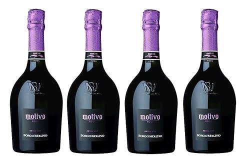 4x 1,5l - Borgo Molino - Motivo - Rosé - Spumante extra dry - MAGNUM - Marca Trevigiana I.G.P. - Veneto - Italien - Rosé-Schaumwein extra dry von Borgo Molino