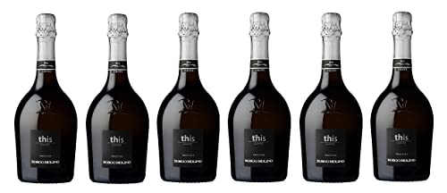 6x 0,75l - Borgo Molino - Cuvé This - Prestige brut - Spumante - Marca Trevigiana I.G.P. - Veneto - Italien - Schaumwein brut von Borgo Molino