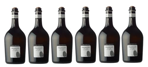 6x 0,75l - Borgo Molino - Prosecco - Frizzante Spago - Treviso D.O.P. - Veneto - Italien - weißer Perlwein trocken von Borgo Molino