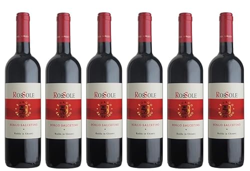 6x 0,75l - 2022er - Borgo Salcetino - Rossole - Toscana I.G.P. - Italien - Rotwein trocken von Borgo Salcetino