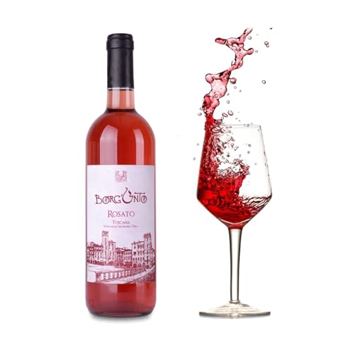 Borgunto® Toskanischer Roséwein IGT 2023 - Eleganz und Frische • Paket 18 x 0,75L • Colli Aretini von Borgunto