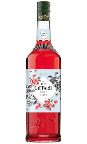 1 Flasche Giffard Rose Syrup a 1000ml + Space Riegel von Onlineshop Bormann von Bormann