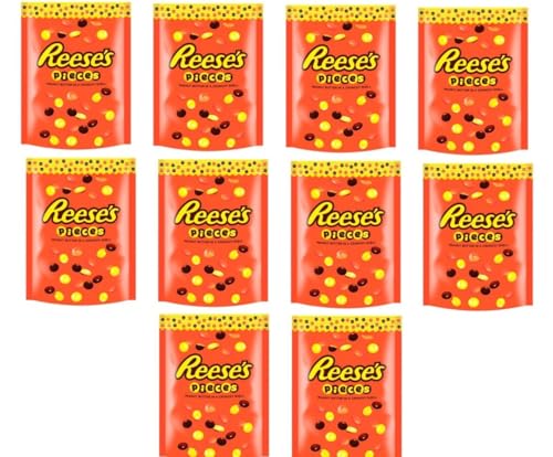 10 Beutel Reese´s Pieces Erdnuss Butter Peanut in a Crunchy Shell a 90g + Space Keks gratis a 45 g von Onlineshop Bormann von Bormann