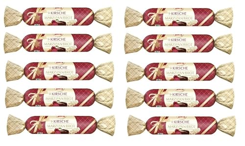 10 x Zentis Kirsch Marzipanbrot Marzipan Brot a 100g Orginal Marzipan mit Schokolade überzogen + Space Riegel von Onlineshop Bormann von Bormann