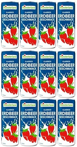 12 Dosen Münsterland Classico Erdbeer Drink a 0,25 L inkl. EINWEGPFAND + Space Keks gratis a 45g von Onlineshop Bormann von Bormann