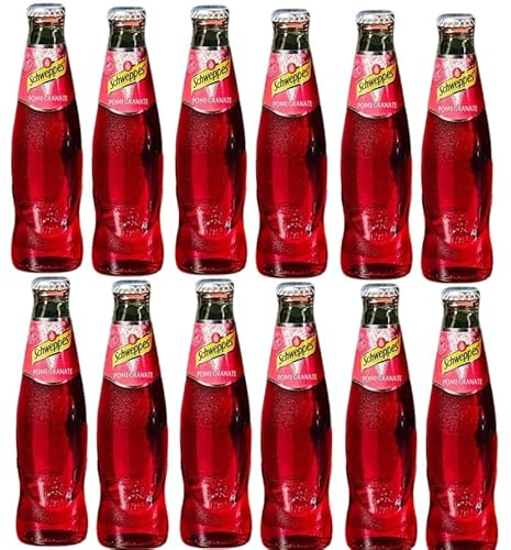 12 Flaschen Sch weppes Pomegranate a 200ml Glasflaschen inc. MEHRWEG Pfand + Space Riegel von Onlineshop Bormann von Axppin