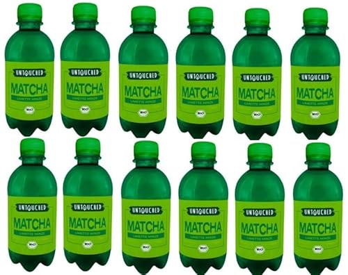 12 Flaschen Untouched Matcha Limette Zitronengras a 330ml inclusiv EINWEG Pfand + Space 3960 ml von Bormann