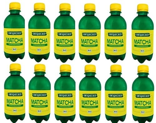 12 Flaschen Untouched Matcha Zitronengras a 330ml inclusiv EINWEG Pfand + Space 3960 ml von Bormann