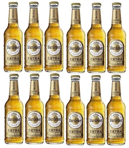 12 Flaschen Warsteiner Extra 2,5% Vol. a 0,33l MEHRWEG Pfand + Space Riegel von Onlineshop Bormann von Bormann