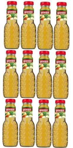 12 Flaschen a 200ml Granini Apfelsaft klar in MEHRWEG Pfand Flaschen Apfel Trinkgenuss + Space Keks gratis a 45 g von Onlineshop Bormann von Bormann