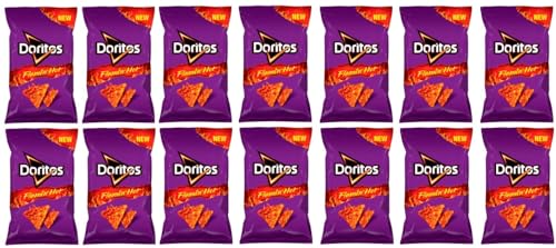 14 x Doritos Flamin Hot (extra scharfe Tortilla Chips) a 70g + Space Keks von Onlinenshop Bormann von Bormann