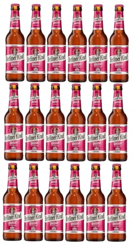 18 Flaschen Berliner Kindl Weisse Himbeere a 0,33 L 3% vol. inkl. MEHRWEGPFAND + Space Keks gratis a 45 g von Onlineshop Bormann von Bormann