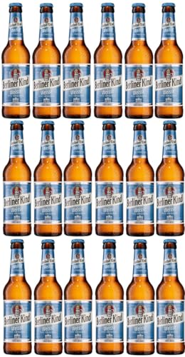 18 Flaschen Berliner Kindl Weisse Orginal a 0,33 L 3% vol. inkl. MEHRWEGPFAND + Space Keks gratis a 45 g von Onlineshop Bormann von Bormann