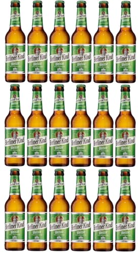 18 Flaschen Berliner Kindl Weisse Waldmeister a 0,33 L 3% vol. inkl. MEHRWEGPFAND + Space Keks gratis a 45 g von Onlineshop Bormann von Bormann