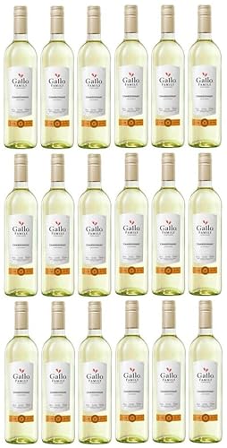 18 Flaschen Gallo Family Chardonnay Trocken F V a 0,75 L 12,5% vol. Gallo Winery + Space Riegel von onlineshop Bormann von Bormann