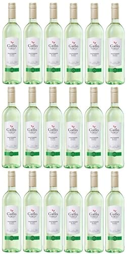 18 Flaschen Gallo Family Vineyards Sauvignon Blanc a 0,75 L 12,5% vol. Gallo Winery + Space Riegel von onlineshop Bormann von Bormann