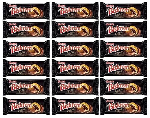 18 Packungen Ülker Biskrem Kakaocreme a 100 g + Space Keks gratis a 45 g von Onlineshop Bormann von Bormann