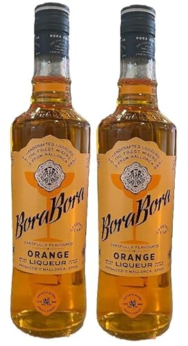 2 Flaschen Bora Bora a 0,7 L 20% vol. Orangenlikör + Space Keks gratis a 45 g von Onlineshop Bormann von Bormann