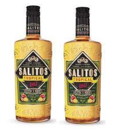 2 Flaschen Salitos Tropical Chili Tequila a 0,7l 20% Vol. + Space Keks gratis a 45g von Onlineshop Bormann von Bormann