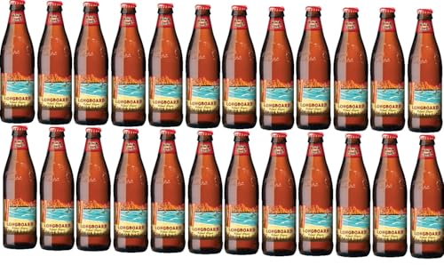 24 Flaschen Kona Bier Longboard a 0,355l aus Hawaii Island Pale Ale inc. 6,00€ EINWEG Pfand + Space Riegel von Onlineshop Bormann von Bormann