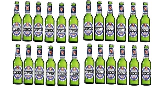 24 Flaschen a 0,33l Becks Blue alkoholfrei Glas inc. 0.96€ MEHRWEG Pfand 4,9% Vol. + Space keks a 45g von Onlineshop Bormann von Bormann