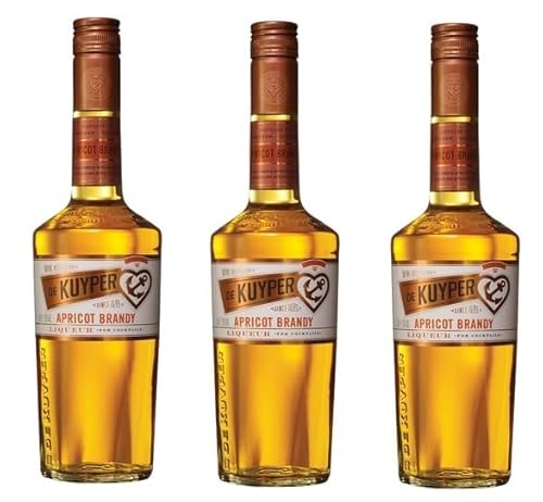 3 Flaschen De Kuyper Apricot Brandy a 0,7l 20% Vol (3 x 0,7l) + Space Riegel von Onlineshop Bormann von Bormann