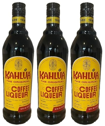 3 Flaschen Kahlua Kaffeelikör a 0,7 L 16% vol. + Space Keks gratis a 45 g von Onlineshop Bormann von Bormann