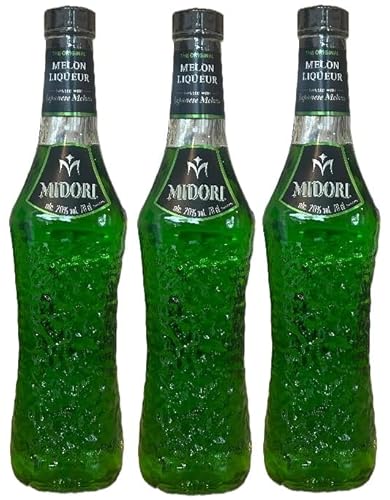 3 Flaschen Midori Melonen Likör a 0,7 L 20% vol. + Space Keks gratis a 45 g von Onlineshop Bormann von Bormann