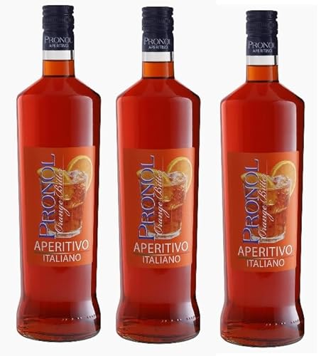 3 Flaschen Pronol a 1000ml Aperitivo italiano 11,5% Vol. Italienischer Bitter für Spritz + Space Riegel von Onlineshop Bormann von Bormann