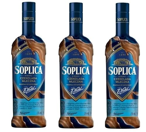 3 Flaschen Soplica Wedel Milchschokolade a 500ml 15% Vol. + Space Riegel von Onlineshop Bormann von Bormann