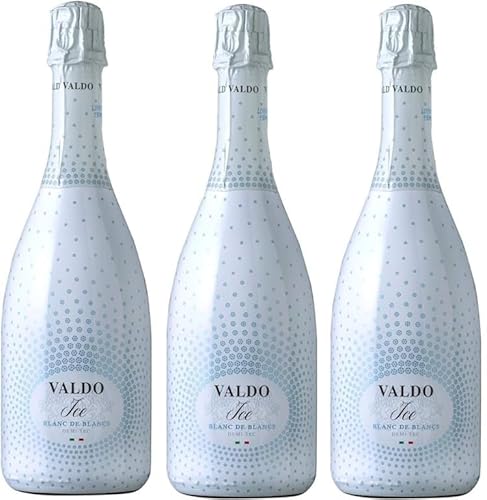 3 Flaschen Valdo Ice Blanc de Blanc Vino Spumante 11% Vol. a 0,75l a 750ml + Space Riegel von Onlineshop Bormann von Bormann