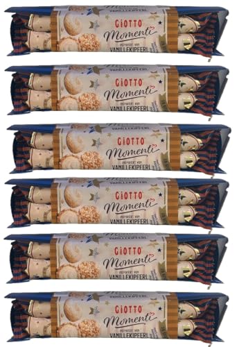 4 Packungen Giotto Momenti Vanillekipferl a 154g (4Stangen mit 9 Giotto´s) + Space Keks gratis a 45 g von Onlineshop Bormann von Bormann