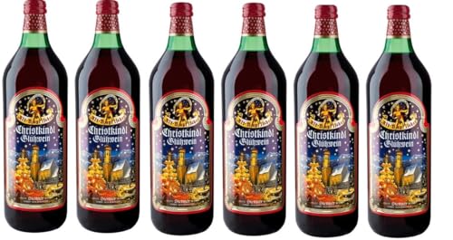 6 Flaschen Alt-Bayrischer Christkindl Glühwein a 1000ml Stettner 9% Vol. + Space Riegel von Onlineshop Bormann von Bormann