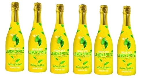 6 Flaschen Bottega Lemon Spritz Fresh & Zesty Italian Cocktail Pre-Mix a 750ml mit 5,4% Vol. + Space Riegel von Onlineshop Bormann von Bormann
