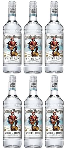 6 Flaschen Captain Morgan White Rum a 0,7 37,5% vol. Liter + Space Keks gratis a 45 g von Onlineshop Bormann von Bormann