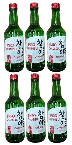 6 Flaschen Jinro Chamisul Orginal a 0,35 L 20,1% vol. + Space Keks gratis a 45g von Onlineshop Bormann von Bormann