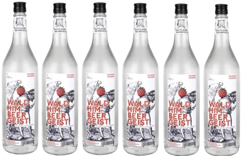 6 Flaschen Kastelburger Wald Himbeergeist 40% Vol. a 1000ml + Space Keks gratis a 45 g von Onlineshop Bormann von Bormann