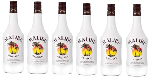 6 Flaschen Malibu Coconut a 0,7l 21% vol. + Space Riegel von Onlineshop Bormann von Bormann