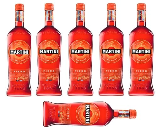 6 Flaschen Martini Fiero a 750ml 14,4% Vol. Aperitif auf Weinbasis + Space Riegel von Onlineshop Bormann von Bormann