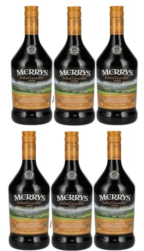 6 Flaschen Merrys Salted Caramel Cream a 0,7 Liter 17% vol. + Space Keks gratis a 45 g von Onlineshop Bormann von Bormann