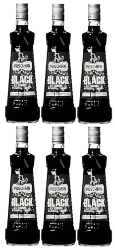 6 Flaschen Puschkin Black Berries a 0,7 L 17,5% vol. + Space Keks gratis a 45g von Onlineshop Bormann von Bormann