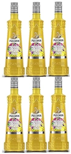 6 Flaschen Puschkin Passionfruit Yuzu a 0,7 L 17,5% vol. + Space Keks gratis a 45g von Onlineshop Bormann von Bormann