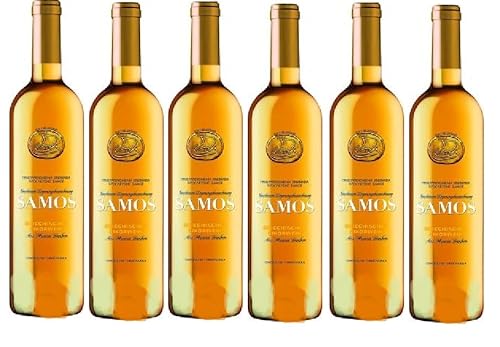 6 Flaschen Samos Likörwein Kourtaki a 750ml 15% Vol. (aus Muskattrauben) Greek Wine Doux + Space Riegel von Onlineshop Bormann von Bormann