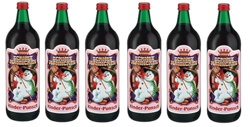 6 Flaschen Schneemännchen Kinderpunsch Alkoholfrei a 1 Liter St.Lorenz + Space Riegel von Onlineshop Bormann von Bormann