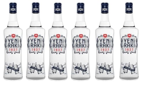 6 Flaschen Yeni Raki Türkei a 0,7l 45% Vol. Anisschnaps von Bormann