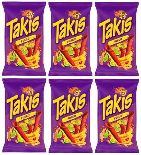 6 Tüten Takis Fuego Maestro a 100 g + Space Keks gratis a 45 g von Onlineshop Bormann von Bormann