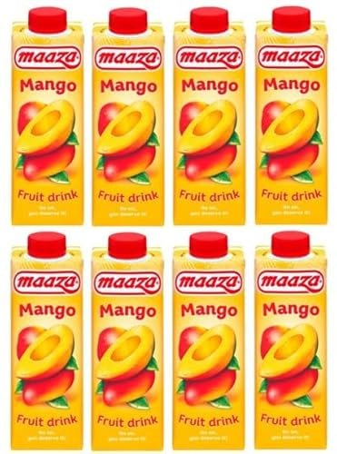 8 Packungen Maaza Mango frucht drink a 0,33 L + Space Keks gratis a 45 g von Onlineshop Bormann von Bormann