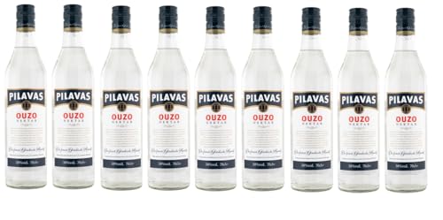 9 Flaschen Pilavas Ouzo Nektar 38% Vol. Griechenland + Space Riegel von Onlineshop Bormann von Bormann