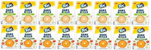 Tuc Baked Rolls 16er Mix a 8x Garlic / 8x Tomate Olive a 150g + Space Keks von Onlinenshop Bormann von Bormann
